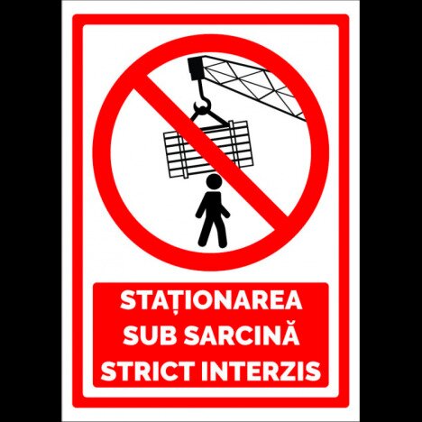 Indicator pentru stationarea sub sarcina strict interzis