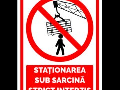 Indicator pentru stationarea sub sarcina strict interzis